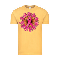 Vintage Mustard cancer ribbon sunflower Vintage Tee - NancyCooperArtShop