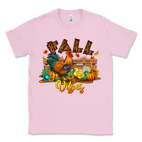 Bubblegum Pink Fall Vibes Classic Tee - CowhideDigitalArt