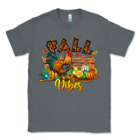 Charcoal Heather Fall Vibes Classic Tee - CowhideDigitalArt