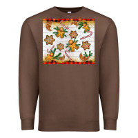 Chestnut Christmas gingerbread cookies and candy cane Premium Sweatshirt - NancyCooperArtShop