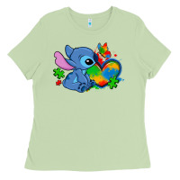 Matcha autism stitch heart Ladies Tee - Zillion Design Studio