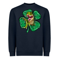 Navy dinosaur st patricks day Heavyweight Sweatshirt - MaliasSmallBusiness