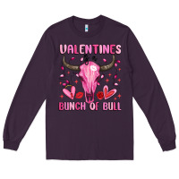 Plum valentines is a bunch of bull Long Sleeve Tee - MaliasSmallBusiness