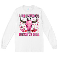 White valentines is a bunch of bull Long Sleeve Tee - MaliasSmallBusiness