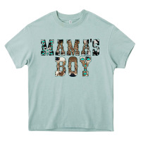 Arona Western Mama's Boy Heavy Core Tee - CowhideDigitalArt