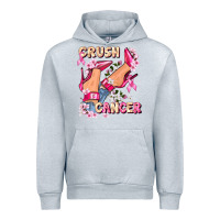 Heather Grey Crush Breast Cancer Urban Hoodie - FaDigitalArtStudio