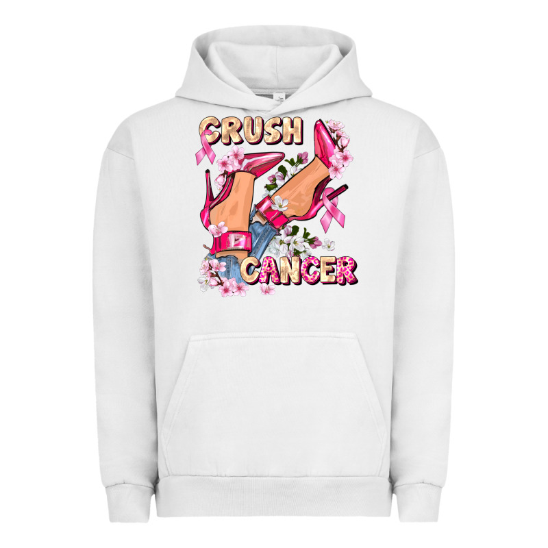 Crush Breast Cancer Urban Hoodie by FaDigitalArtStudio | Teevron