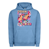 Pigment Pebble Blue Crush Breast Cancer Urban Hoodie - FaDigitalArtStudio