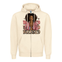 Sandshell blessed black woman Zipper Hoodie - Artiststas
