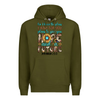 Army Green for i know the plans i have for you plans to give you hope and a futur Premium Hoodie - JahusDesignShop