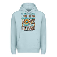 Blue Mist for i know the plans i have for you plans to give you hope and a futur Premium Hoodie - JahusDesignShop