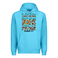 Ocean Blue for i know the plans i have for you plans to give you hope and a futur Premium Hoodie - JahusDesignShop