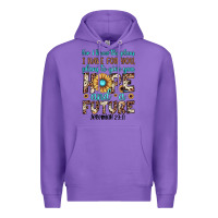 Purple for i know the plans i have for you plans to give you hope and a futur Premium Hoodie - JahusDesignShop