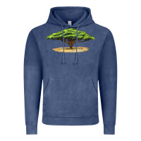 Vintage Denim acacia tree Vintage Hoodie - LillyAllenDesigns