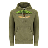 Vintage Olive acacia tree Vintage Hoodie - LillyAllenDesigns