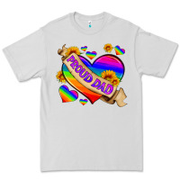 Dove Grey lgbtq proud dad Premium Tee - HRA Design Shop