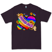 Plum lgbtq proud dad Premium Tee - HRA Design Shop