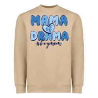 Mushroom mama of drama boy mom Heavyweight Sweatshirt - MaliasSmallBusiness
