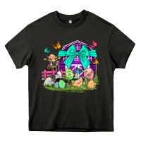 Asphalt Easter Farm Animal Easter Day Heavy Core Tee - Neo Western