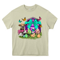 Mossy Easter Farm Animal Easter Day Heavy Core Tee - Neo Western