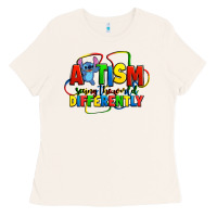 Bone autism stitch seeing the world differently Ladies Tee - Zillion Design Studio
