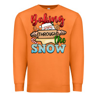 Carrot Baking through the snow Premium Sweatshirt - NancyCooperArtShop