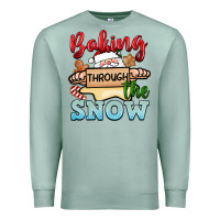 Seafoam Baking through the snow Premium Sweatshirt - NancyCooperArtShop