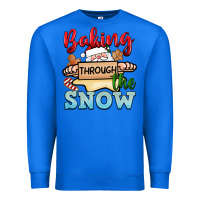 True Royal Baking through the snow Premium Sweatshirt - NancyCooperArtShop