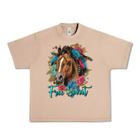 Burro free spirit quarter horse floral Urban Heavy Tee - LillyAllenDesigns