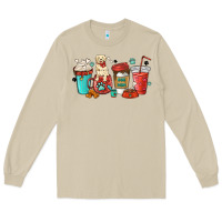 Mushroom dog mama golden retriever Long Sleeve Tee - MaliasSmallBusiness