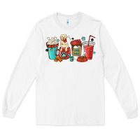 White dog mama golden retriever Long Sleeve Tee - MaliasSmallBusiness