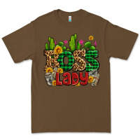 Cacao boss lady with money and cactus Premium Tee - AdoDesignShop