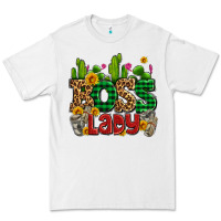 White boss lady with money and cactus Premium Tee - AdoDesignShop