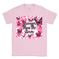 Bubblegum Pink stronger than the storm Classic Tee - MaliasSmallBusiness
