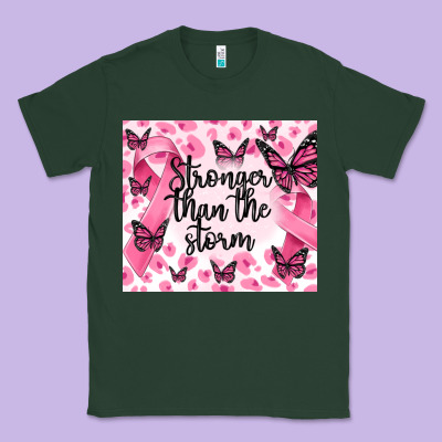 Stronger Than The Storm Classic Tee Designed By Maliassmallbusiness