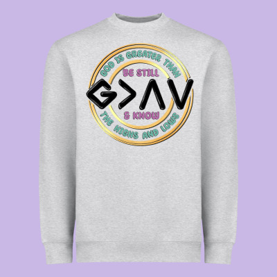 Be Still And Know Heavyweight Sweatshirt Designed By Maliassmallbusiness