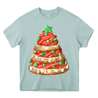 Arona red christmas cookie cake fa element Heavy Core Tee - FaDigitalArtStudio