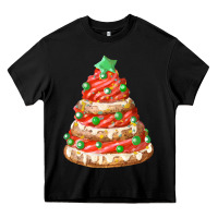 Black red christmas cookie cake fa element Heavy Core Tee - FaDigitalArtStudio