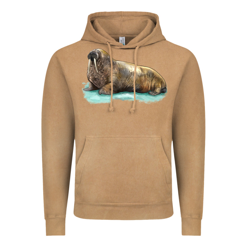 Walrus Vintage Hoodie by LillyAllenDesigns | Teevron