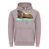 Vintage Zinc Walrus Vintage Hoodie - LillyAllenDesigns