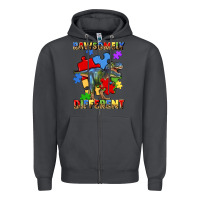Smoke rawsomely different autism t rex Zipper Hoodie - Artiststas