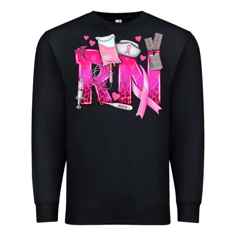 Breast Cancer Rn Registered Nurse Premium Sweatshirt by texasbilliewilder | Teevron
