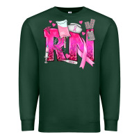 Sports Green Breast Cancer RN Registered Nurse Premium Sweatshirt - texasbilliewilder