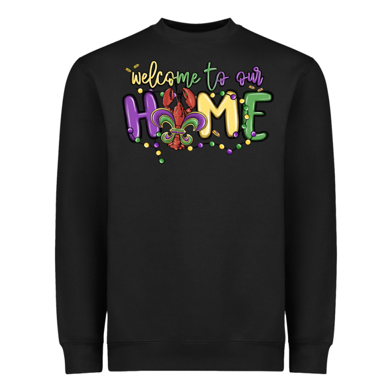 Welcome To Our Home Heavyweight Sweatshirt by MaliasSmallBusiness | Teevron