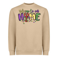 Mushroom welcome to our home Heavyweight Sweatshirt - MaliasSmallBusiness
