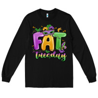 Black fat tuesday Long Sleeve Tee - MaliasSmallBusiness