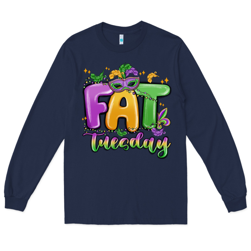 Fat Tuesday Long Sleeve Tee by MaliasSmallBusiness | Teevron