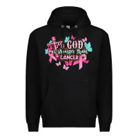 Black My god is stronger than Cancer Awareness Premium Hoodie - HowdyJamesFarm