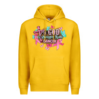 Lemon My god is stronger than Cancer Awareness Premium Hoodie - HowdyJamesFarm