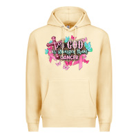 Pina Colada My god is stronger than Cancer Awareness Premium Hoodie - HowdyJamesFarm